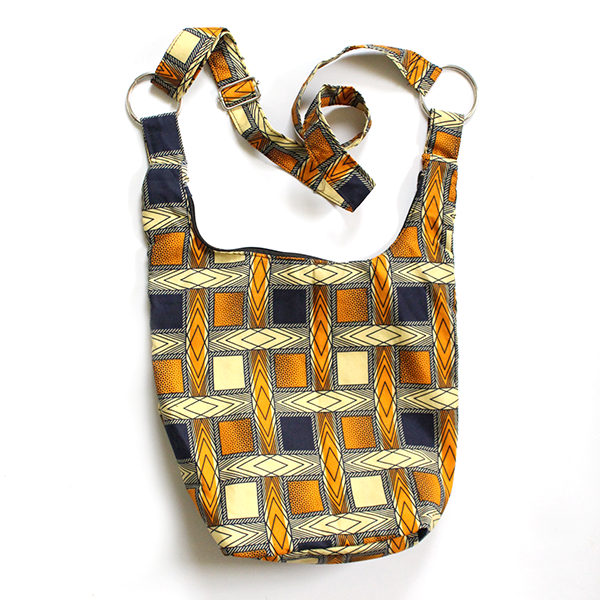 Patterned Print Crossbody Bag noraokafor