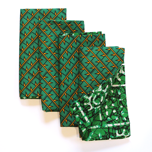 Emerald Green Napkins, Set of 4 noraokafor