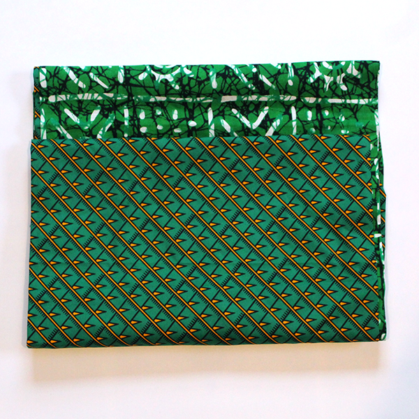 emerald green reversible prints table runner noraokafor