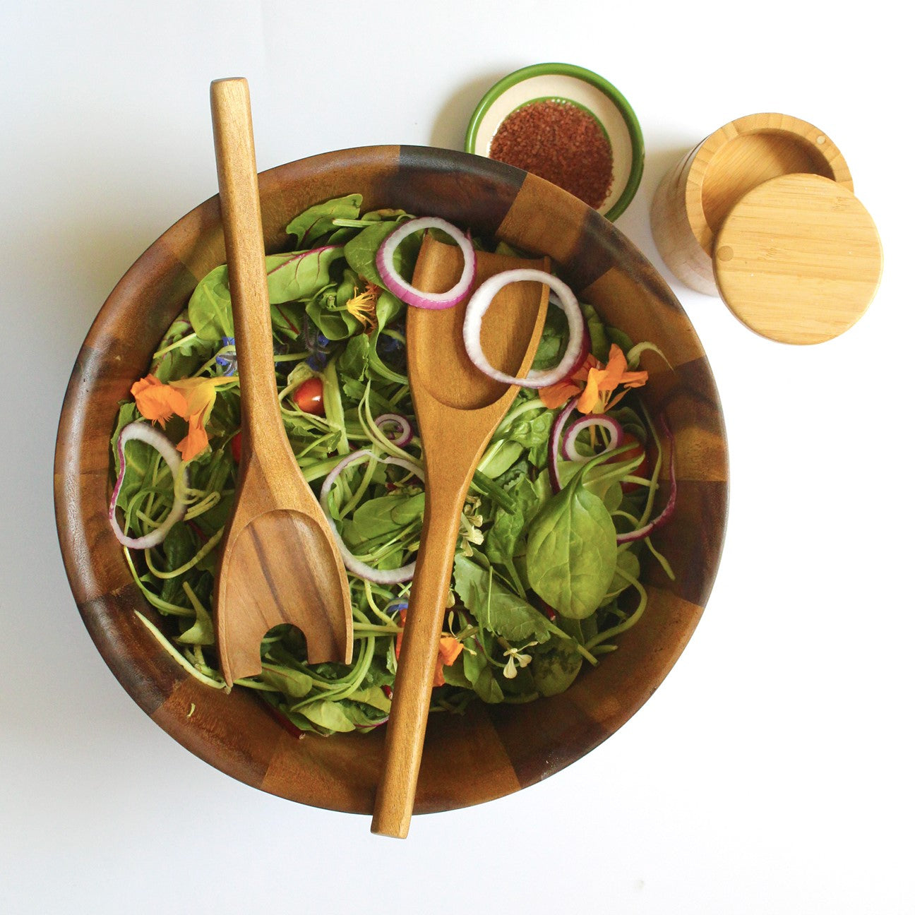 Acacia Salad Servers - noraokafor