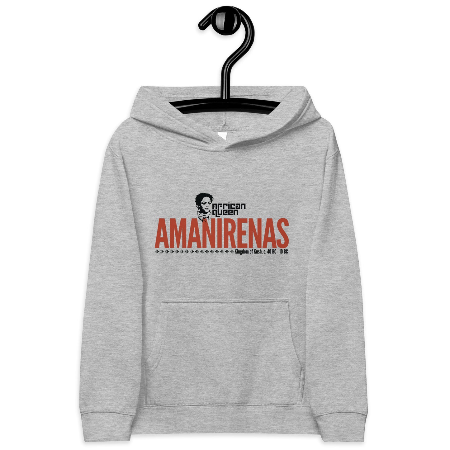 Queen Amanirenas, Kingdom of Kush, Kids Fleece Hoodie noraokafor
