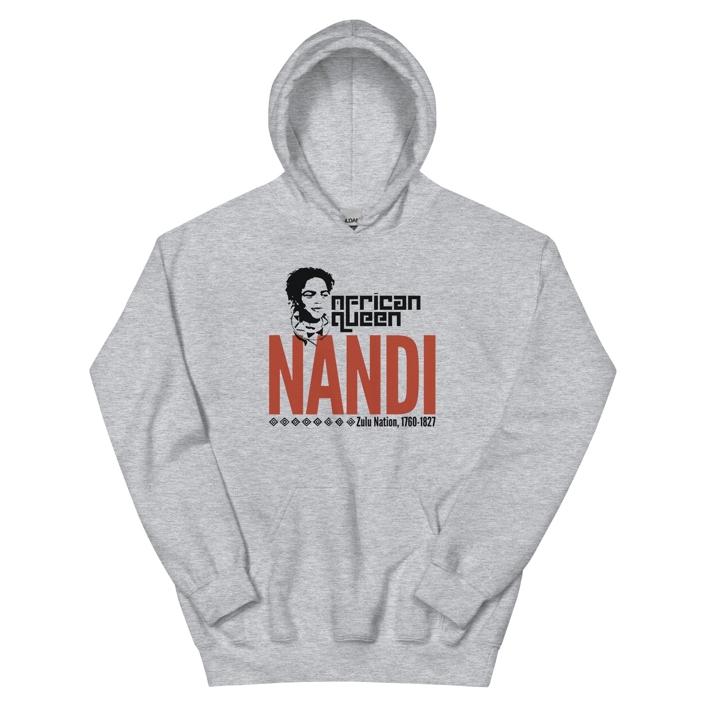 Queen Nandi, Zulu Nation, Adult Unisex Hoodie noraokafor