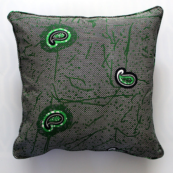 20x20xpillow cover green gray black white noraokafor