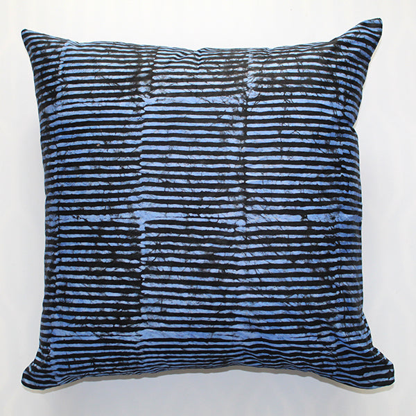 20x20 pillow cover blue black noraokafor