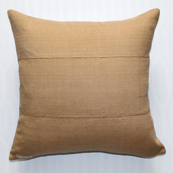 Driftwood & Maroon 20x20 Pillow Cover - noraokafor noraokafor