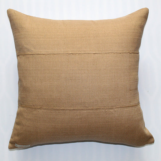 Driftwood & Maroon 20x20 Pillow Cover - noraokafor