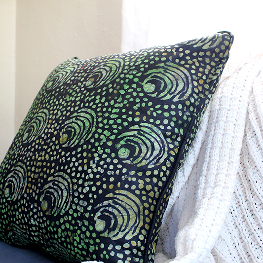 Green Shells 20x20 Pillow Cover - noraokafor