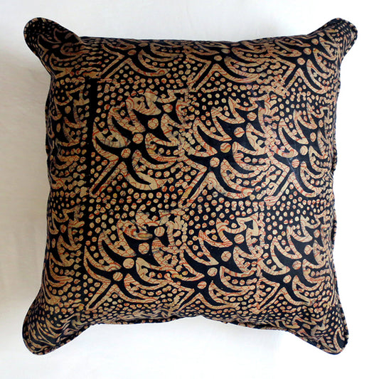 20x20 pillow cover tan black
