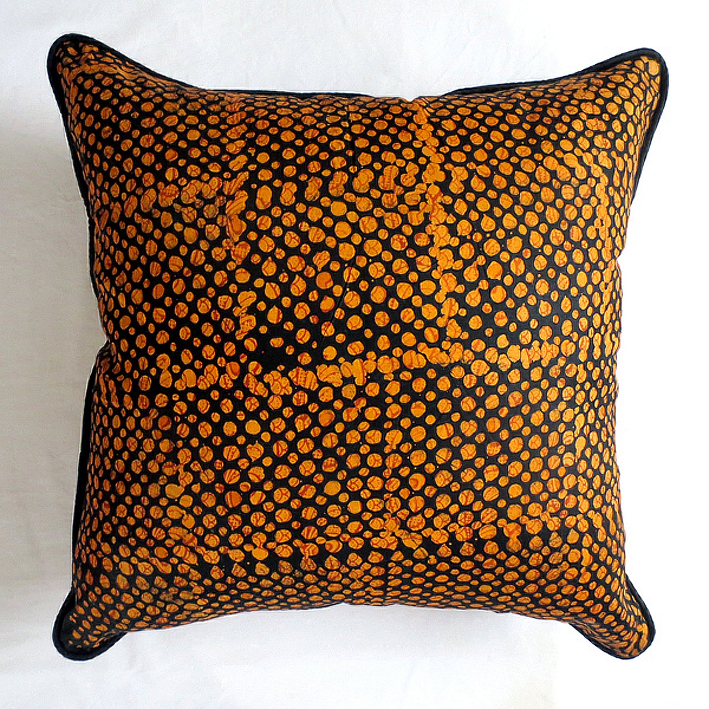 20"x20" pillow cover mustard black noraokafor