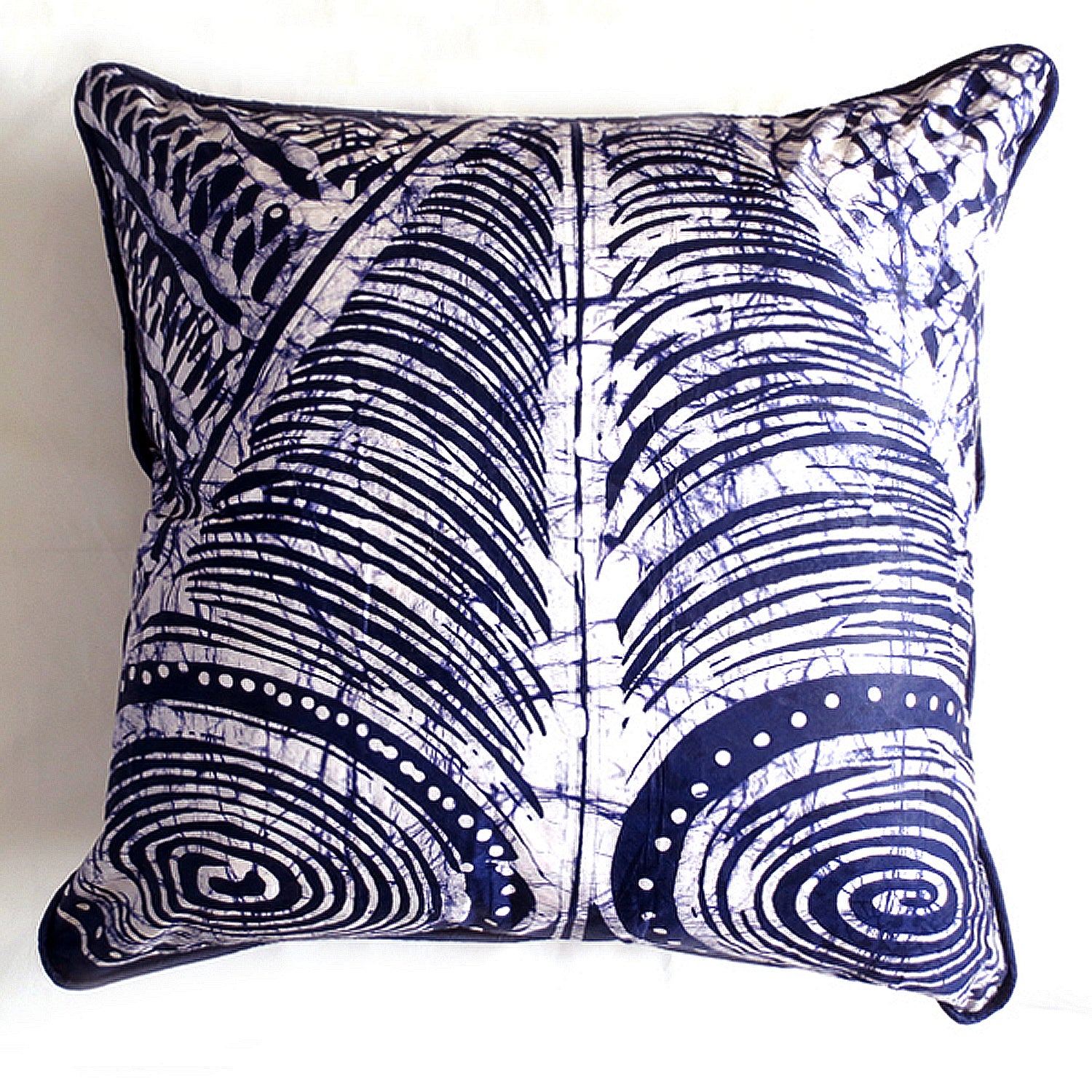 Blue Trumpet Pillow Cover - noraokafor