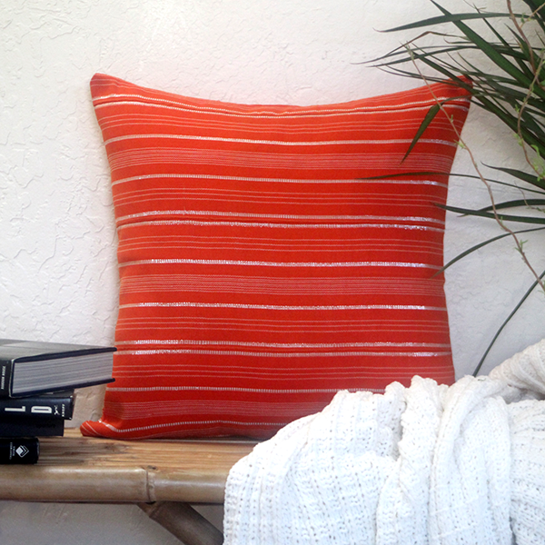 Papaya 20x20 Pillow Cover - noraokafor noraokafor