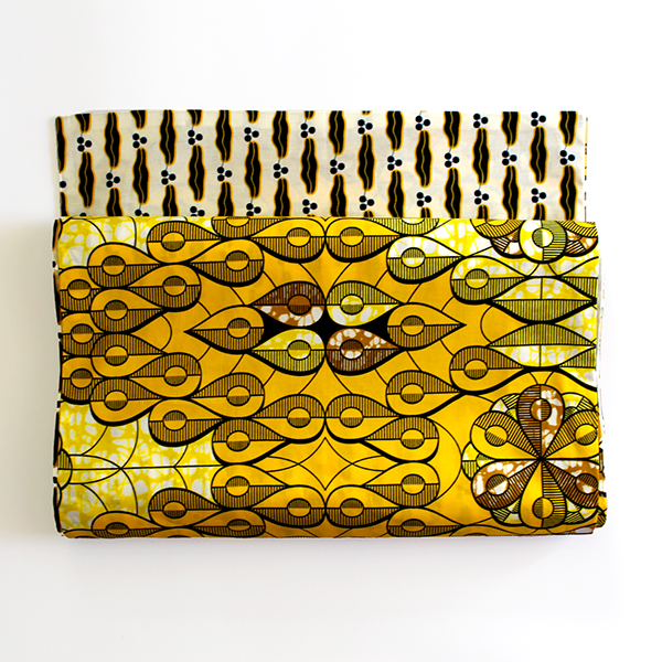 yellow brown reversible prints table runner noraokafor