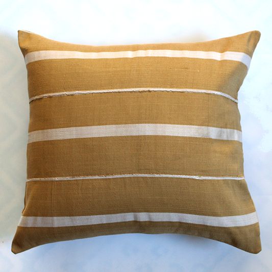 Driftwood & Maroon 20x20 Pillow Cover - noraokafor