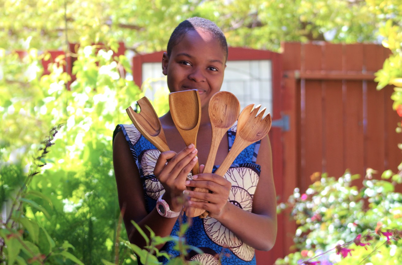 Olivewood Salad Servers noraokafor