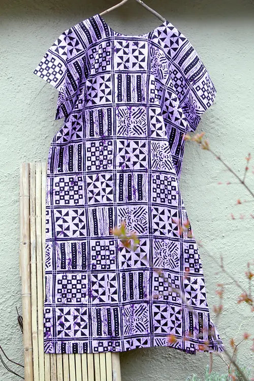 Ankara Bubu Gown - Violet noraokafor