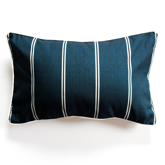 Indigo & Jute Outdoor Pillow - noraokafor