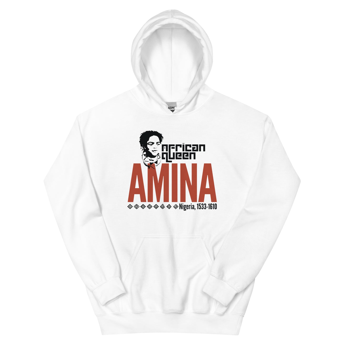 Queen Amina, Nigeria, Adult Unisex Hoodie noraokafor