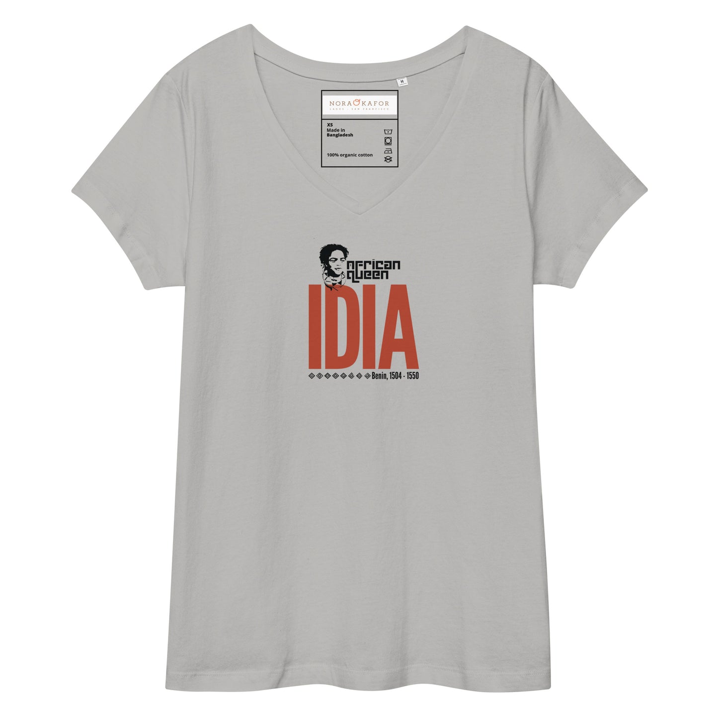 Queen Idia Women’s fitted v-neck t-shirt