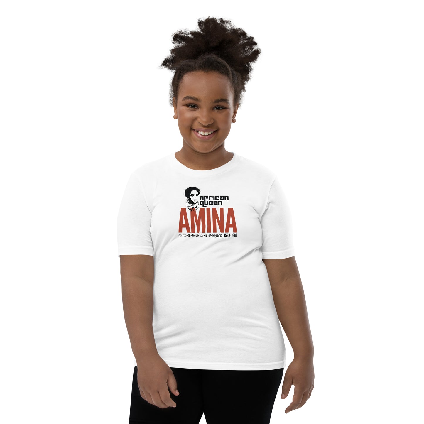 Queen Amina Youth Short Sleeve T-Shirt
