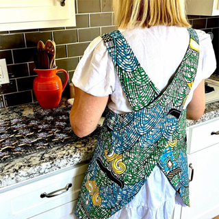 Cross Back Apron, Assorted Colors noraokafor